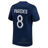 Maglia ufficiale Paris Saint Germain Paredes 8 Casa 2022-23 per Uomo